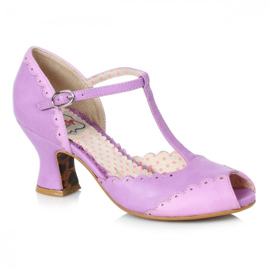 Ellie Shoes BP254-CARLIE Lavender in Sexy Heels & Platforms - $60.99